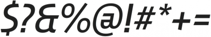 Pershal Ext Medium Italic otf (500) Font OTHER CHARS