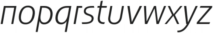 Pershal Ext Thin Italic otf (100) Font LOWERCASE