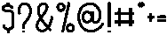 Personal Create Regular otf (400) Font OTHER CHARS