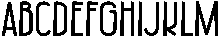 Personal Create Regular otf (400) Font UPPERCASE