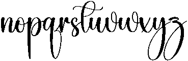 Personal Regular otf (400) Font LOWERCASE