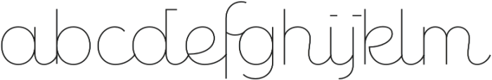 Personalitype Light otf (300) Font LOWERCASE