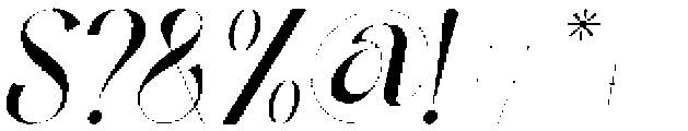 Peskia Bold Oblique otf (700) Font OTHER CHARS