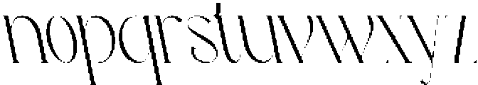 Peskia Reversed otf (400) Font LOWERCASE