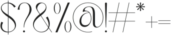 Peskia Semi Bold otf (600) Font OTHER CHARS
