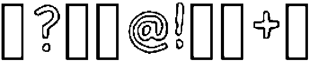 Pestapastaoutline Regular otf (400) Font OTHER CHARS
