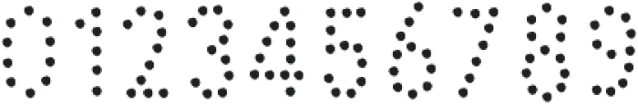 PestoFresco Dots otf (400) Font OTHER CHARS