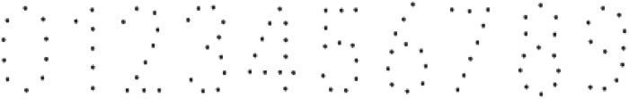 PestoFresco Small Dots otf (400) Font OTHER CHARS