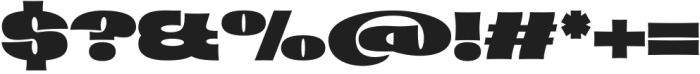 Petale Black otf (900) Font OTHER CHARS