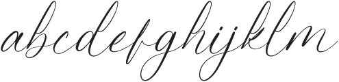 Petalip Orchid otf (400) Font LOWERCASE