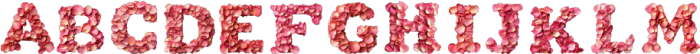 Petals Regular otf (400) Font UPPERCASE
