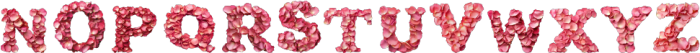Petals Regular otf (400) Font UPPERCASE