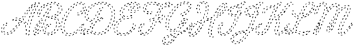 Petit Love Stitch Regular otf (400) Font UPPERCASE