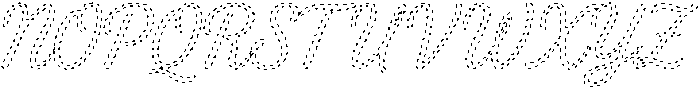 Petit Love Stitch Regular otf (400) Font UPPERCASE