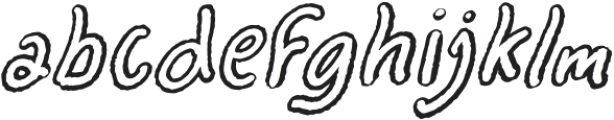 Petite Bray Italic otf (400) Font LOWERCASE