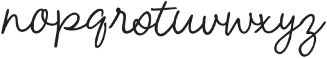 Petite Cherie Regular otf (400) Font LOWERCASE