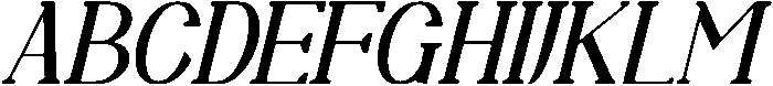 Petravian Italic otf (400) Font UPPERCASE