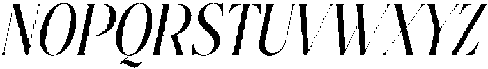 Petrichor Italic otf (400) Font UPPERCASE