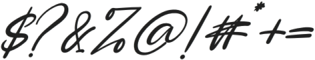 Pettiara Italic otf (400) Font OTHER CHARS