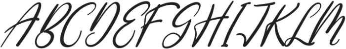 Pettiara Italic otf (400) Font UPPERCASE