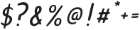 Petunia Serif Italic otf (400) Font OTHER CHARS