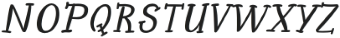 Petunia Serif Italic otf (400) Font UPPERCASE
