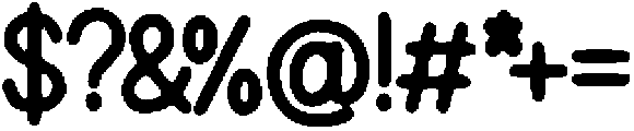 Pewosu ttf (400) Font OTHER CHARS