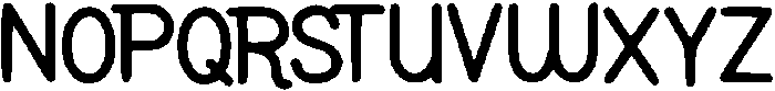 Pewosu ttf (400) Font UPPERCASE