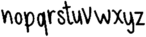 Pezohe ttf (400) Font LOWERCASE