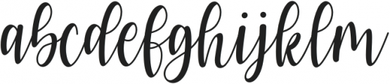 pearl white otf (400) Font LOWERCASE