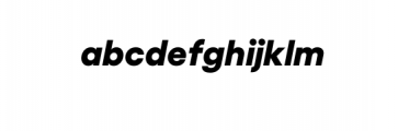 Pelham Neue-Extra Bold Italic.otf Font LOWERCASE