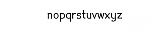 Pentol.otf Font LOWERCASE