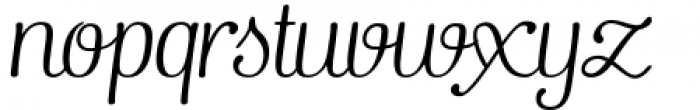 Pepita Script 1 Italic Font LOWERCASE