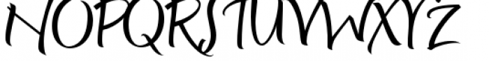 Persimmon Font UPPERCASE