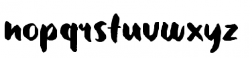 Petal Brush Font LOWERCASE