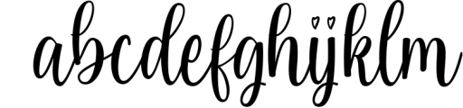 Peaceful Heart - Lovely Font Duo! 2 Font LOWERCASE