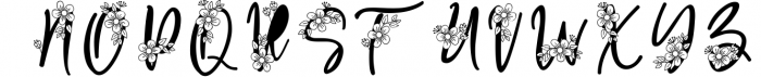 Pearly Monogram Font - 4 Style Monogram 1 Font UPPERCASE