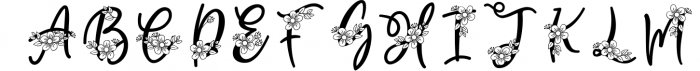Pearly Monogram Font - 4 Style Monogram 1 Font LOWERCASE