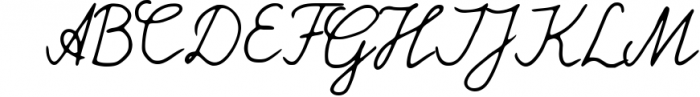 Pelargonium Font Font UPPERCASE