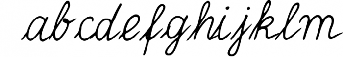 Pelargonium Font Font LOWERCASE