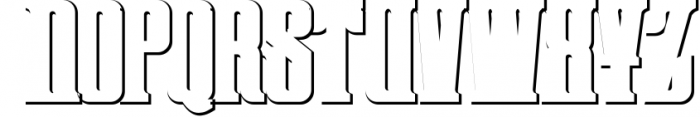 Perserk A Vintage Serif typeface 3 Font UPPERCASE
