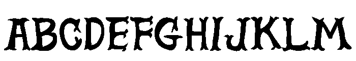 PEMONS Font UPPERCASE