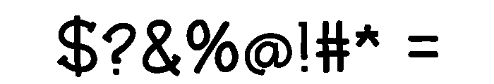 PEPPER Co Font OTHER CHARS