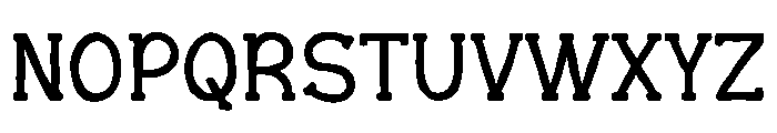 PEPPER Co Font UPPERCASE