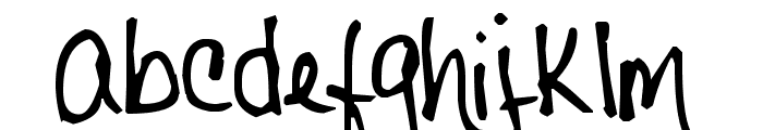 Pea Daisy Doodles Font LOWERCASE