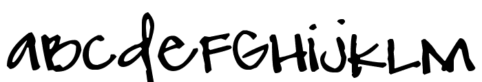 Pea Frankie Font LOWERCASE