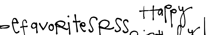 Pea Hanzel and Gretel's Doodles Font LOWERCASE