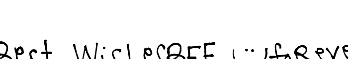 Pea Hanzel and Gretel's Doodles Font LOWERCASE