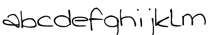Pea Joanike Handschrift Font LOWERCASE