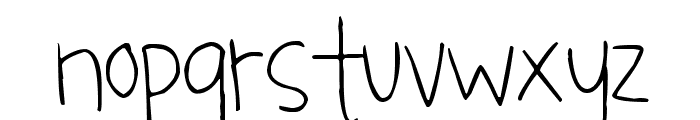 Pea Kassidy Font LOWERCASE